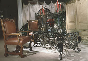 rectangular dining table